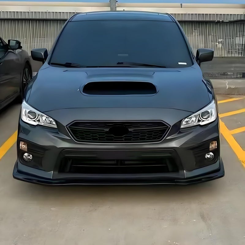 NeespoC Front Bumper Lip Splitter Spoiler Fit for Subaru WRX STI/Base/Premium/Limited Sedan 2015-2021, 15 16 17 18 19 20 21 Gloss Black 3pcs Accessories Air Chin Body Kit - Image 3